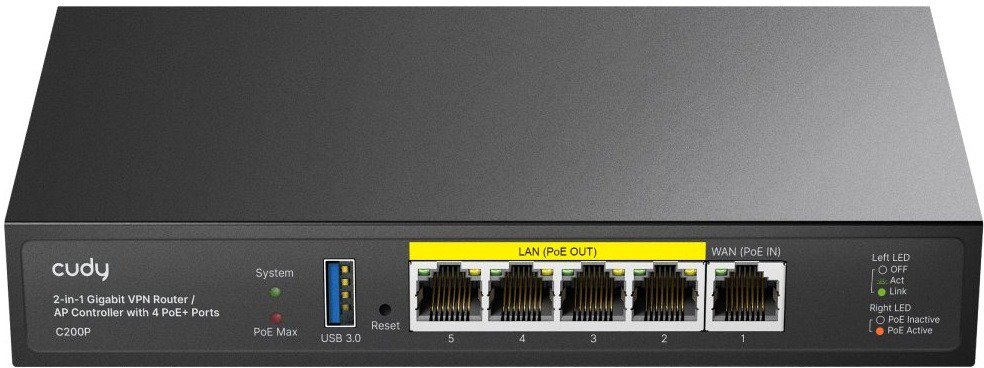 CUDY 2-IN-1 SMB Router / AP Controller