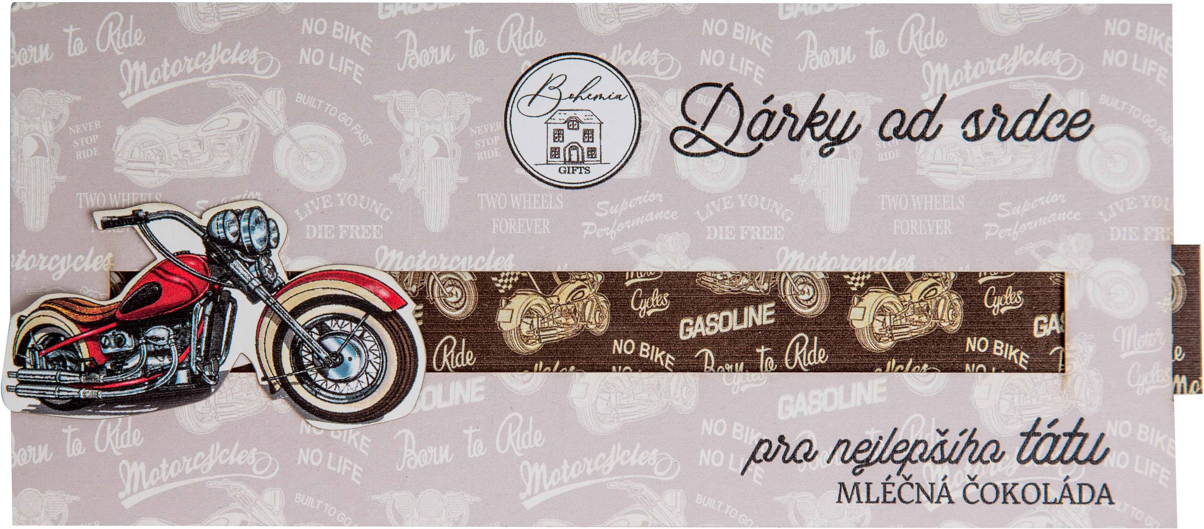 BOHEMIA GIFTS Dárková interaktivní čokoláda od srdce pro tatínka 100 g