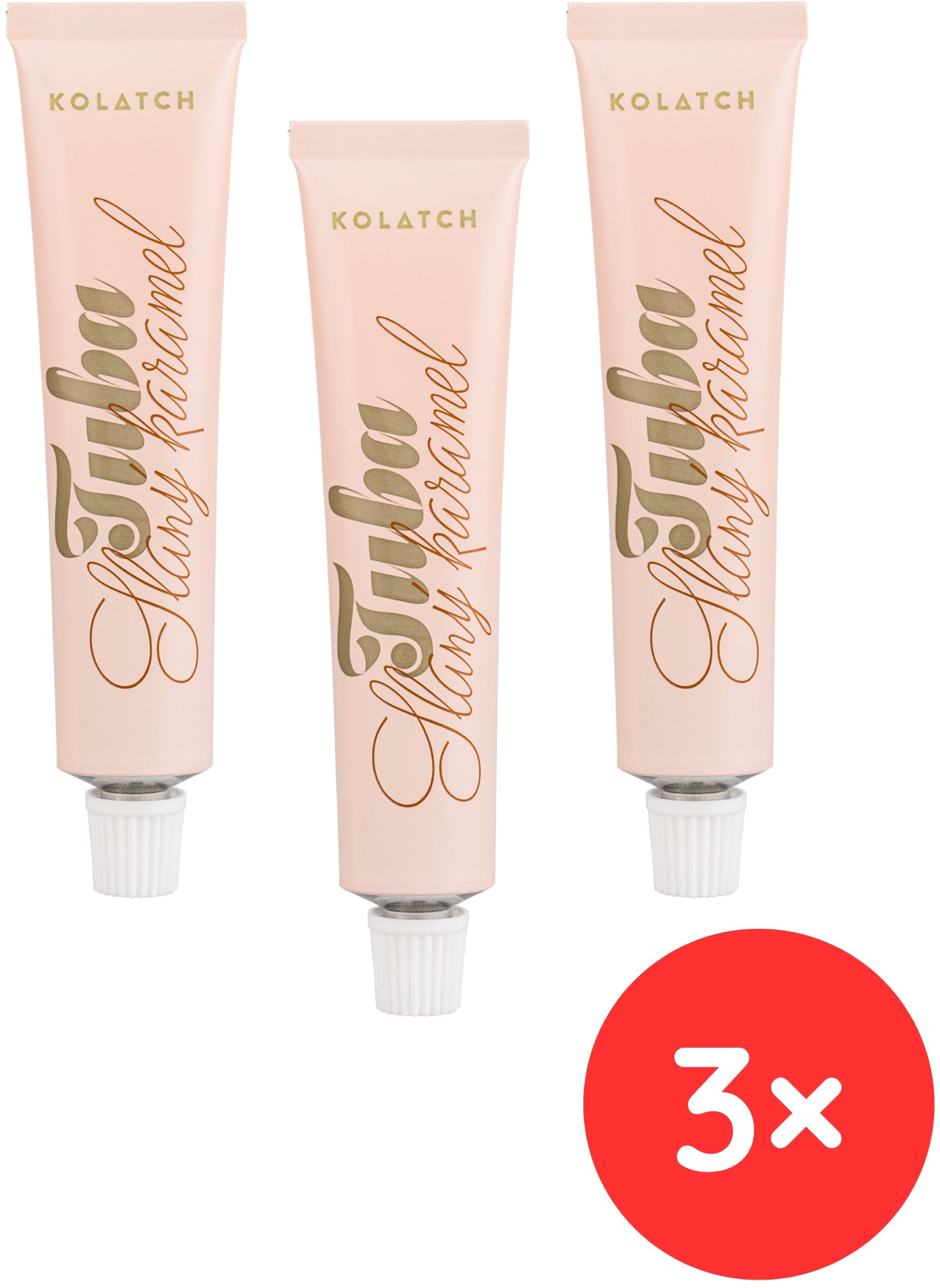 KOLATCH Tuba slaný karamel 3 × 45 g