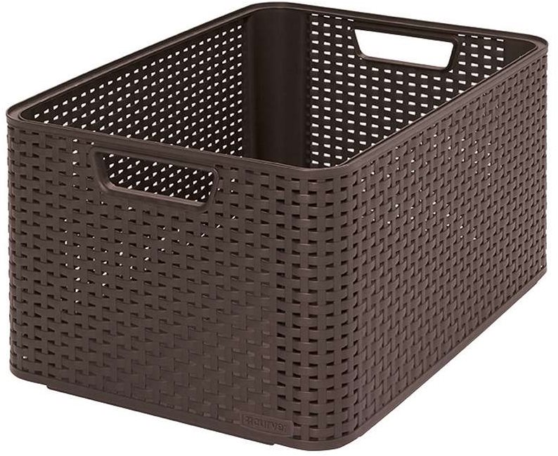 Úložný box RATTAN Style2 L hnědý