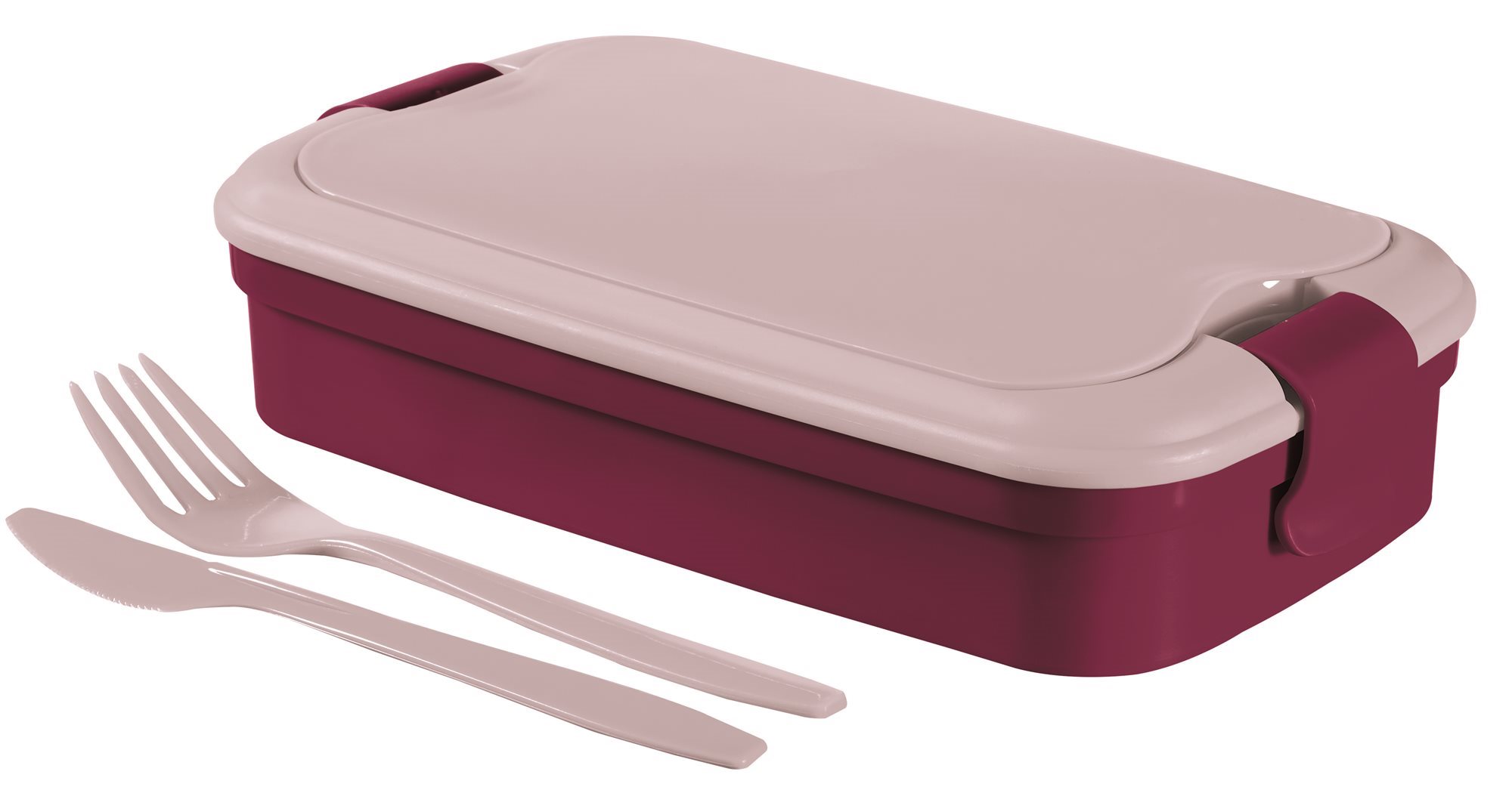 Fialový svačinový box LUNCH & GO od Curver