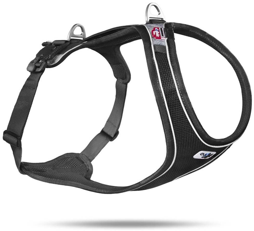 CURLI Postroj pro psy s magnetem Belka Comfort Black, L, 25-35 kg