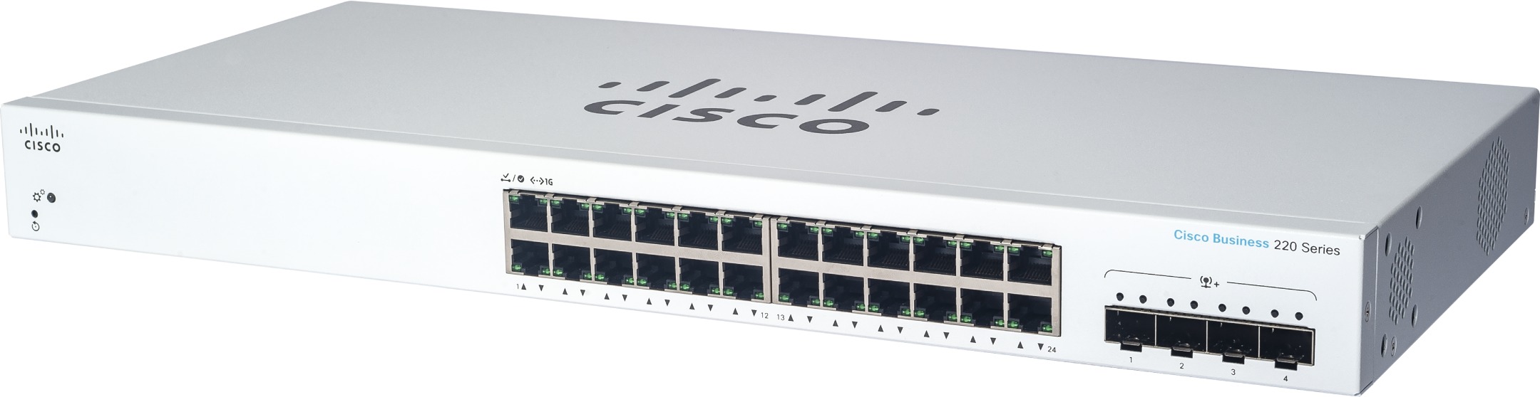 CISCO CBS220 Smart 24-port GE, 4x10G SFP+ switch