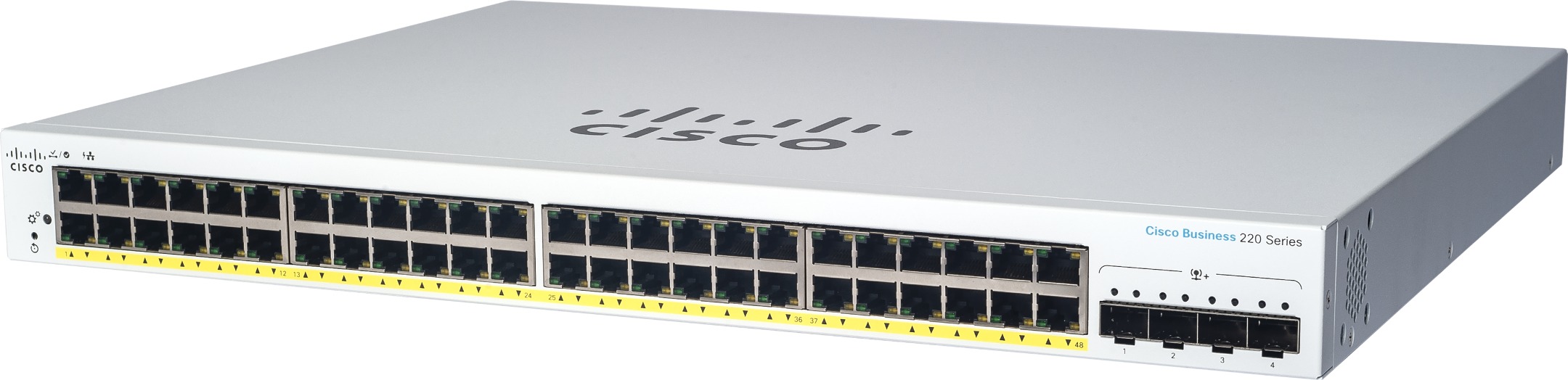 CISCO CBS220 Smart 48-port GE, 4x1G SFP - síťový switch