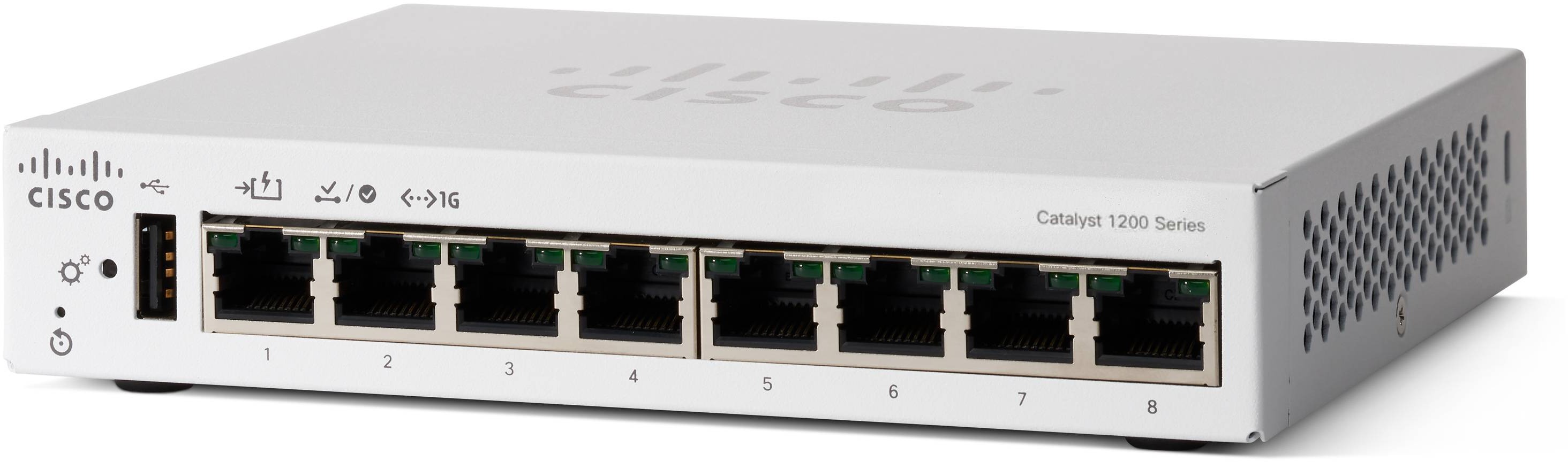 Cisco Catalyst C1200-8T-D - gigabitový switch s 8 porty