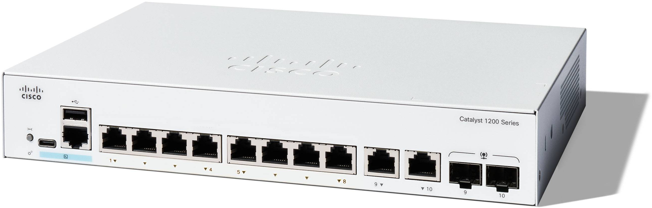 Cisco Catalyst C1200-8T-E-2G switch s 8 gigabitovými porty