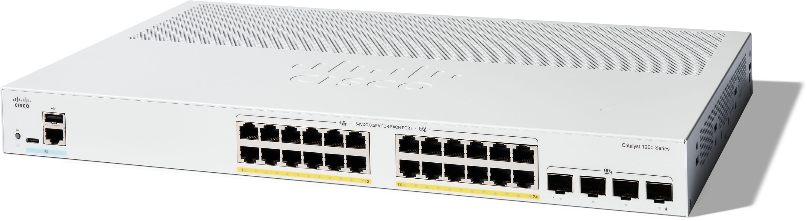 Cisco Catalyst C1200-24P-4X switch s 24 porty