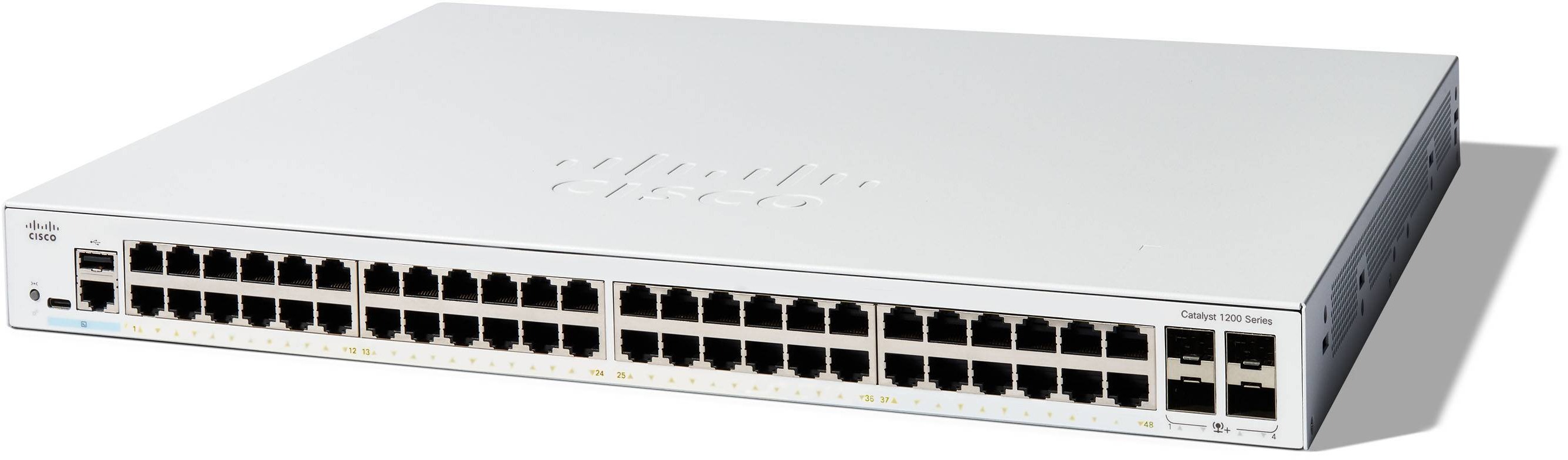 Cisco Catalyst C1200-48T-4X switch s 48 porty a SFP+ konektory