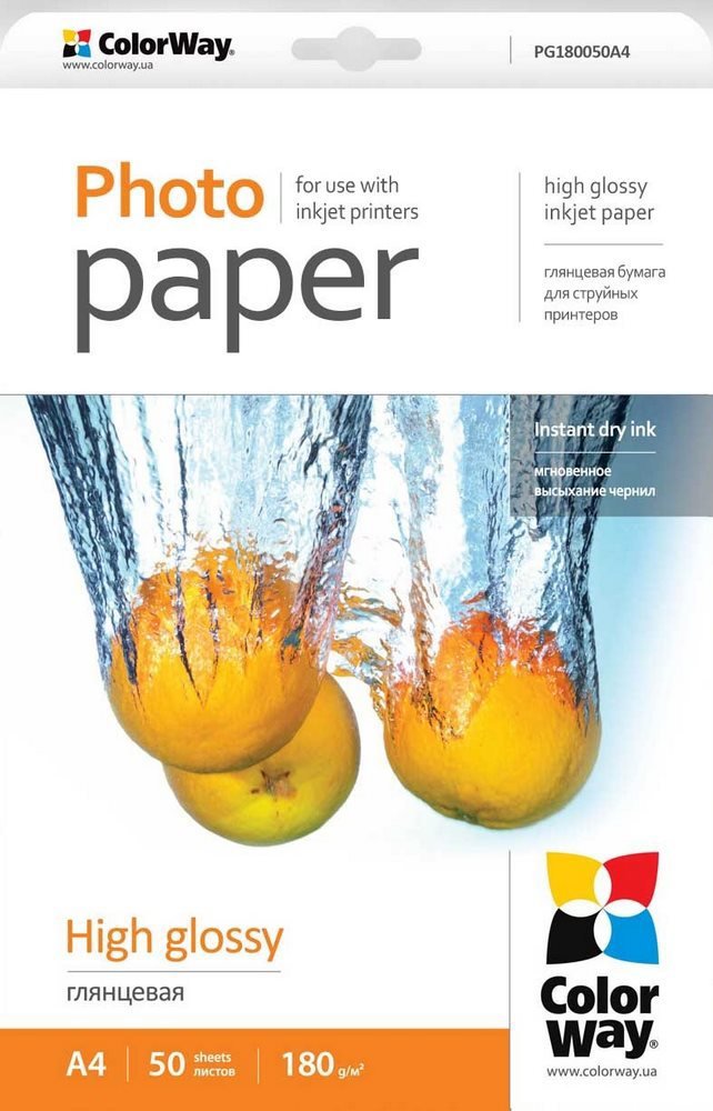 ColorWay High Glossy A4 50 ks - kvalitní fotopapír pro vaše tiskové potřeby