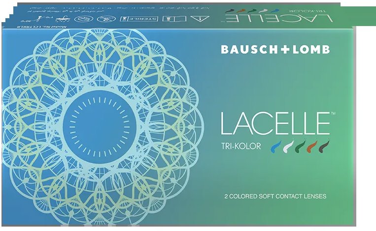 Lacelle Tri-kolor Dark Green, dioptrie: -1,00, zakřivení: 8.80