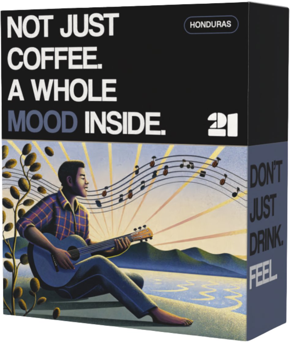 21 Coffee Honduras El Jardin, Bourbon, Catuai, Caturra, Ihcafe 90, Lempira, 200 g (na espresso)