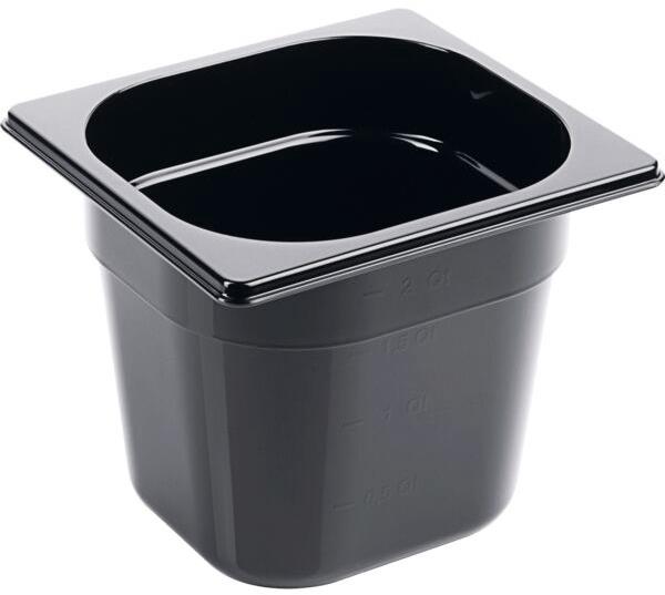 Contacto Gastronádoba 1/6 PC 2,25 l, černá