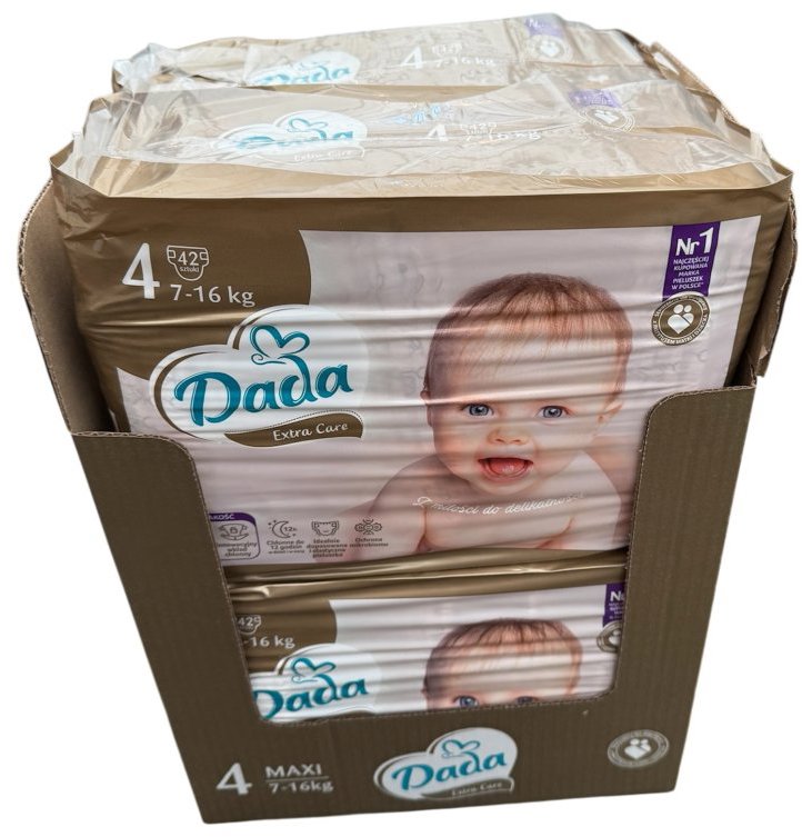 DADA Box Extra Care Maxi vel. 4 (162 ks)