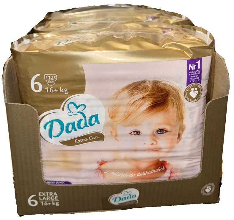DADA Box Extra Care XL vel. 6 (102 ks)