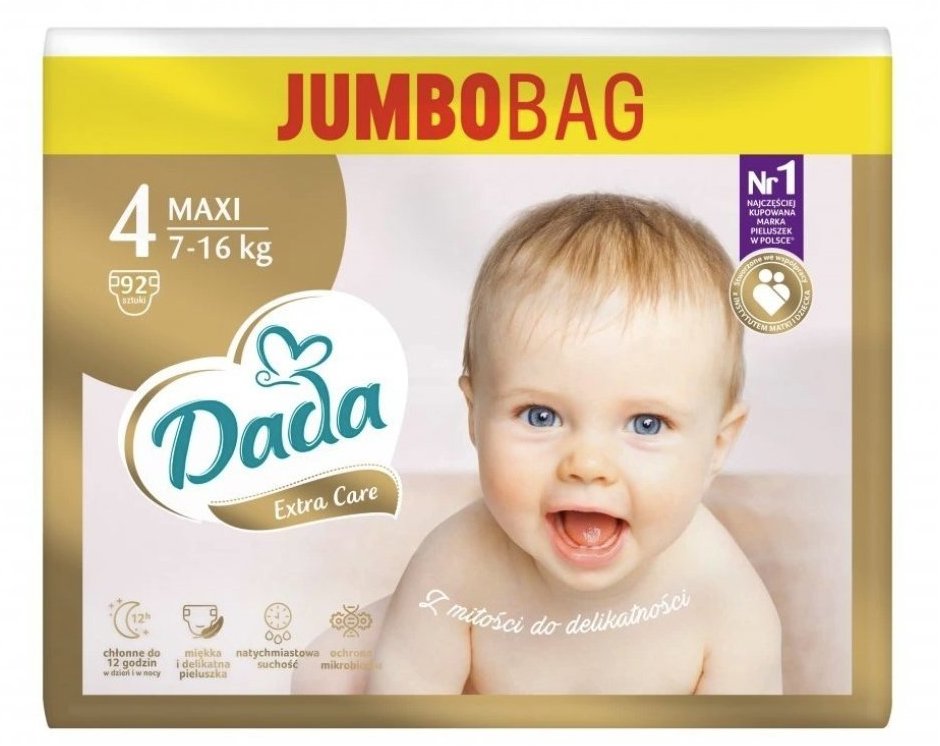Dada Extra Care Jumbobag vel. 4 Maxi - 92 ks