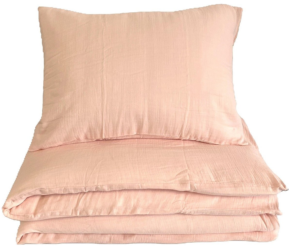 Dadka Povlečení mušelín do postýlky 100 × 135, 45 × 60 cm růžové