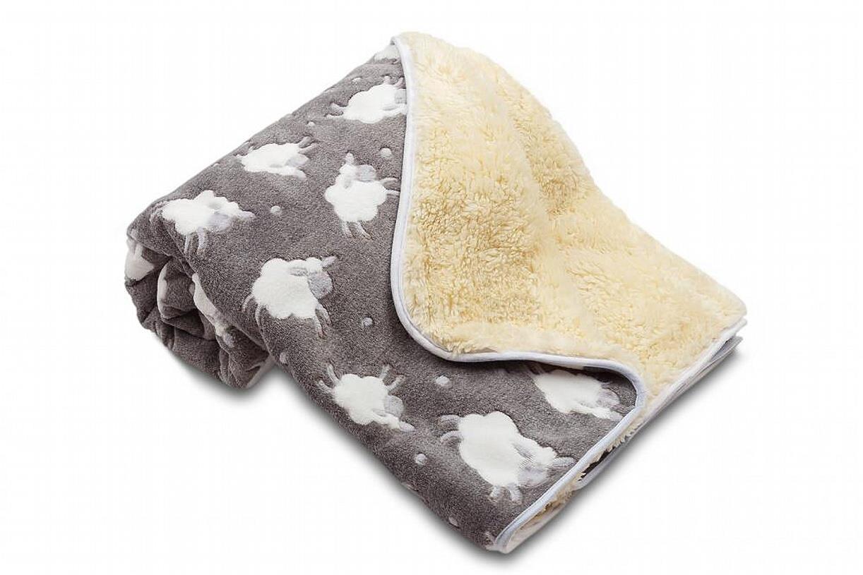 Svitap sleepwell Dětská deka Ovečka s ovečkami tmavě šedá