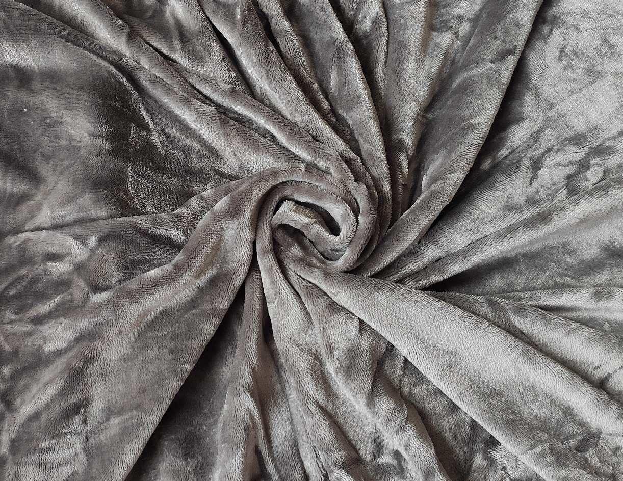 Jahu Prostěradlo micro tmavě šedé 90 × 200 × 25 cm