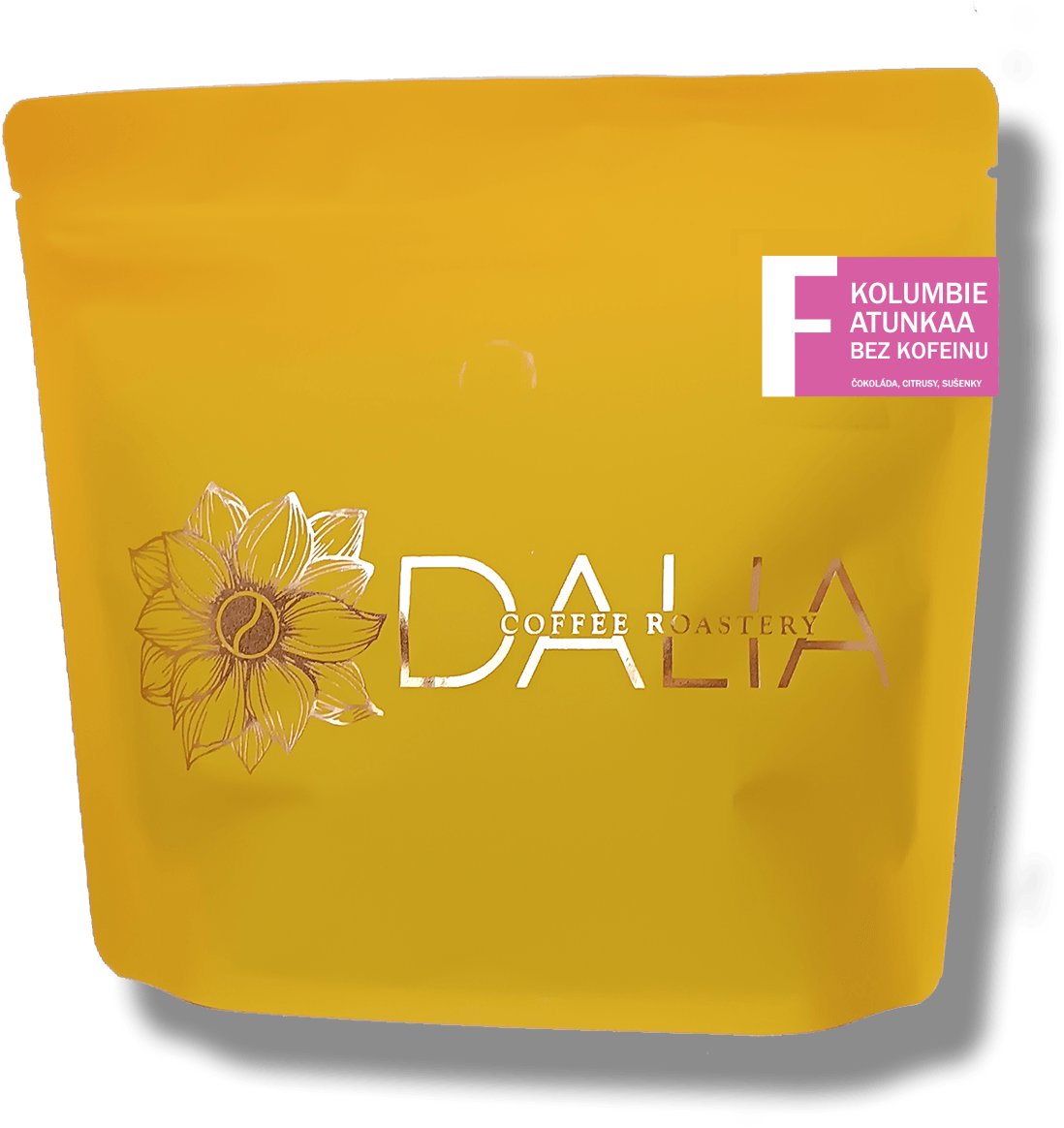 Dalia Coffee Kolumbie Atunkaa bez kofeinu 1000 g, filtr pražení