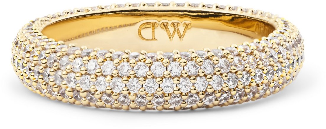 Daniel Wellington Dámský prsten Pavé DW00401674, zlatá barva