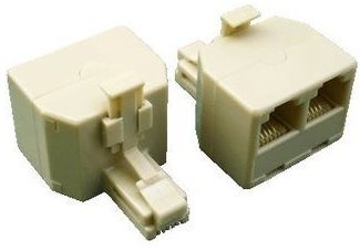 Rozdvojka Datacom UTP CAT3 3xRJ11 (6p4c-1M/2F)