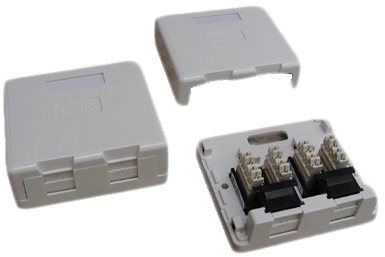 Datacom Datová zásuvka UTP CAT5E na omítku 2334