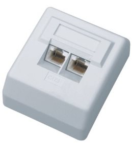 Datacom Datová zásuvka UTP CAT6 na omítku 2455