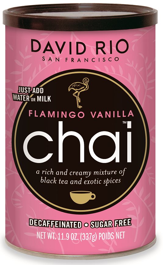 David Rio Chai Flamingo Vanilla BEZ CUKRU, BEZ KOFEINU 337 g