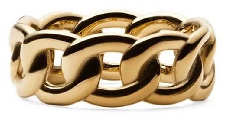 Daniel Wellington Dámský prsten ocelový Chunky Chain DW00400826