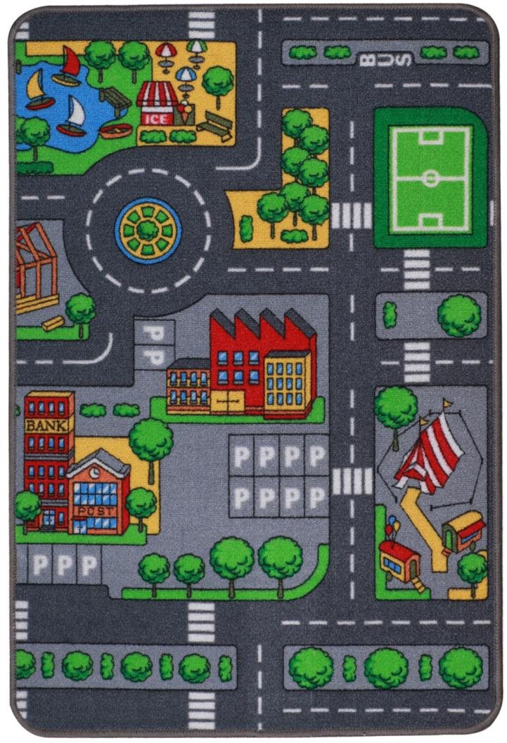DOCHTMANN Dětský koberec město 67 × 100 cm