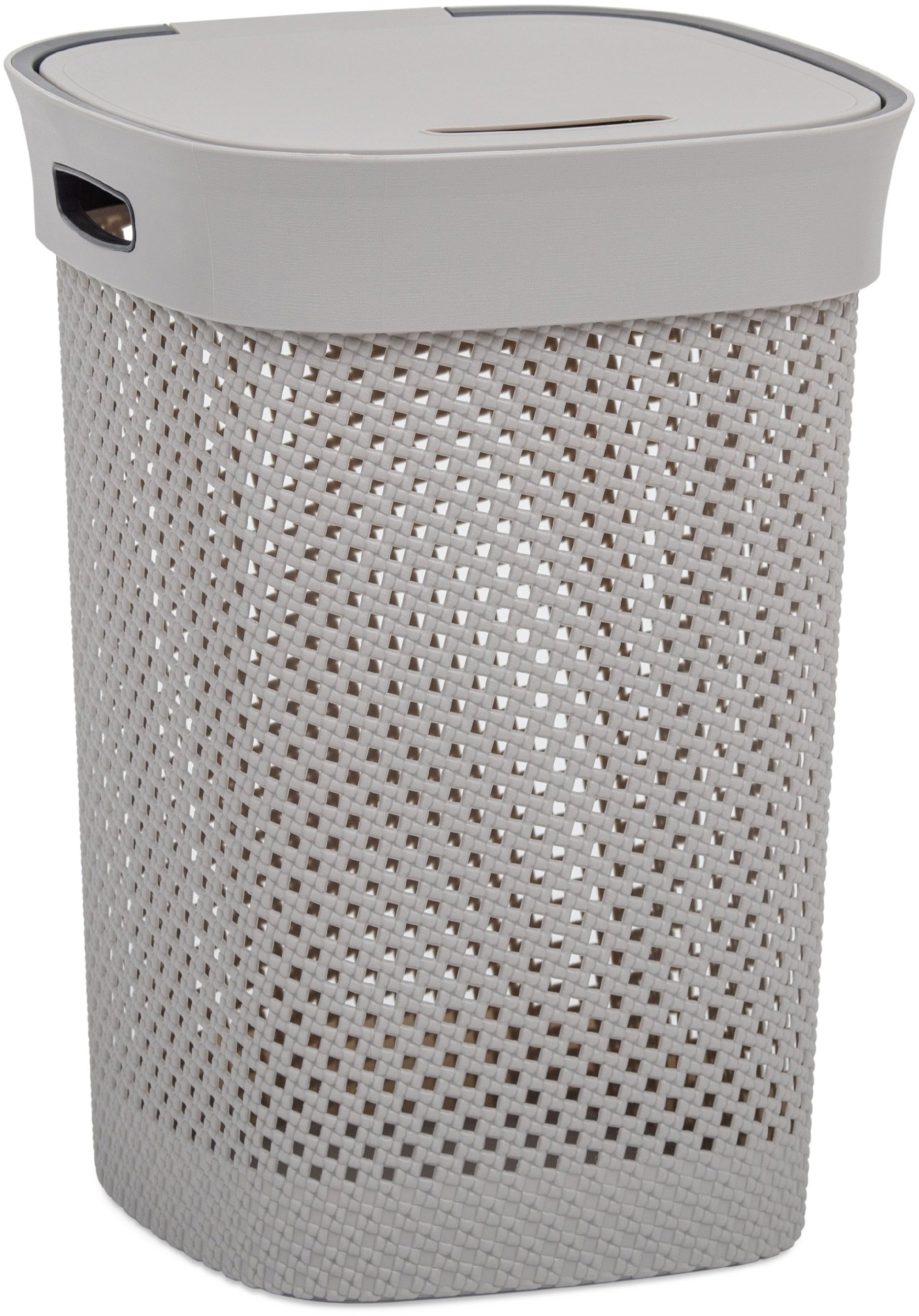 Dea home Woolly Koš na špinavé prádlo 50 l šedý / antracit
