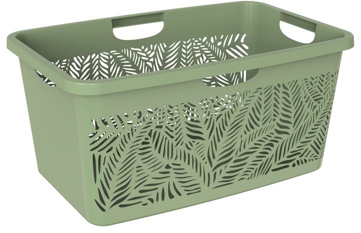 Dea home Jungle Koš na čisté prádlo 47 l zelený