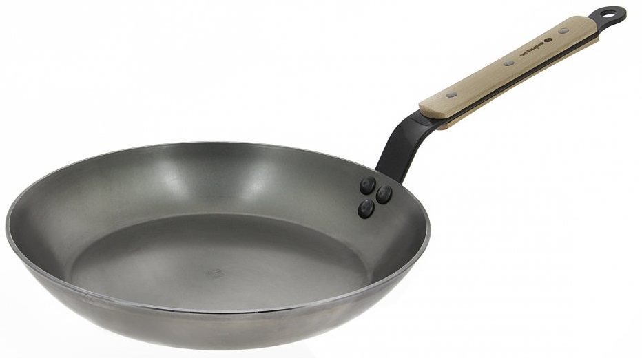 de Buyer Ocelová pánev 26cm Mineral B Element s dřev. rukojetí 5710.26