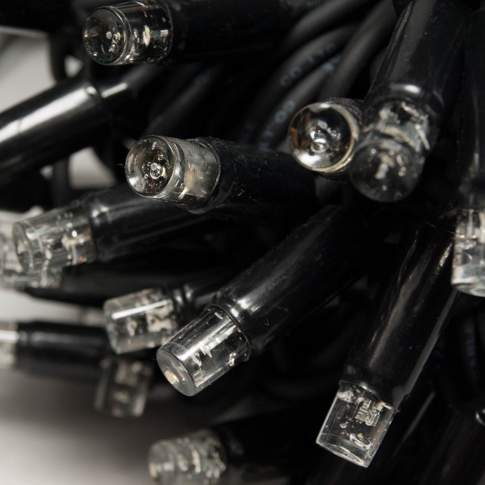 LED světelný řetěz Flash, 5 m, ledově bílý, 60 diod, IP67