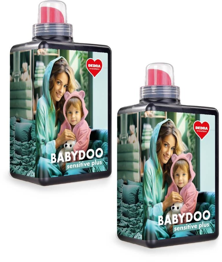 DEDRA Babydoo šetrný prací gel pro miminka & citlivou pokožku, 2 × 56 praní