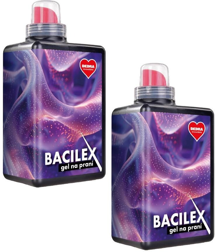 DEDRA Bacilex hygienický prací gel s antimikrobiální přísadou, 2 × 56 praní