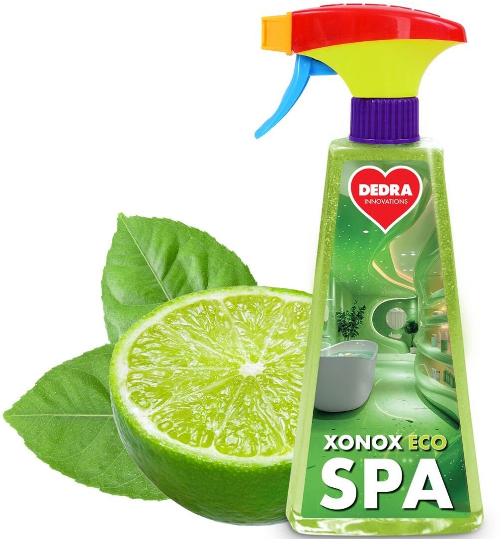 DEDRA Xonox SPA extra silný pěnový čistič koupelny, vodoodpudivý efekt & ECO složení, 500 ml