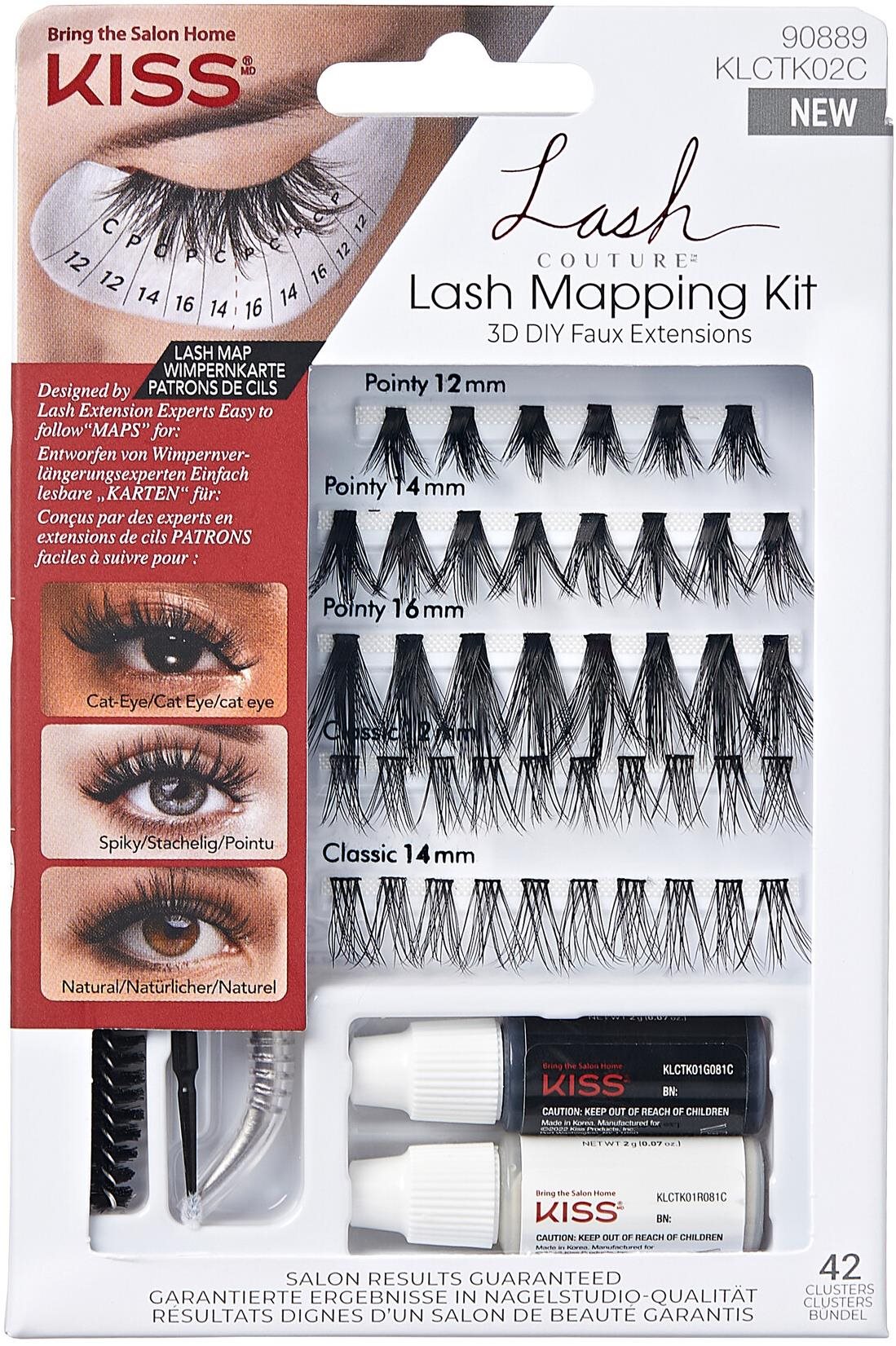 KISS 3D DIY Faux Extensions LASH MAPPING KIT