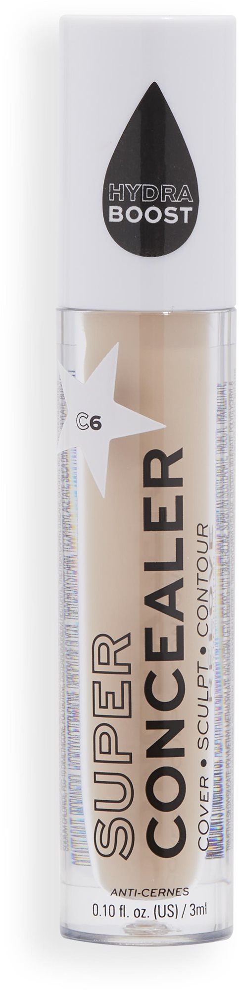 REVOLUTION Relove Super Concealer Radiant Matte C6