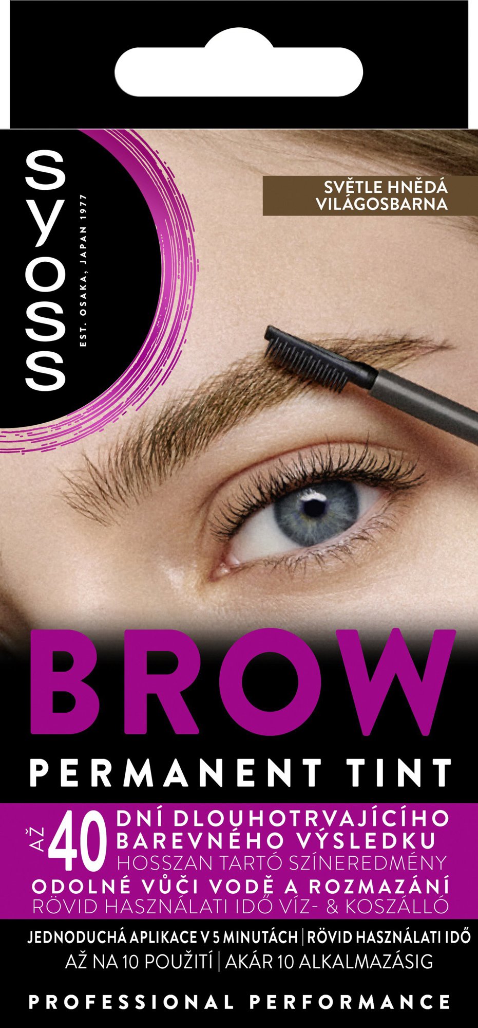 SYOSS Brow Tint světle hnědá
