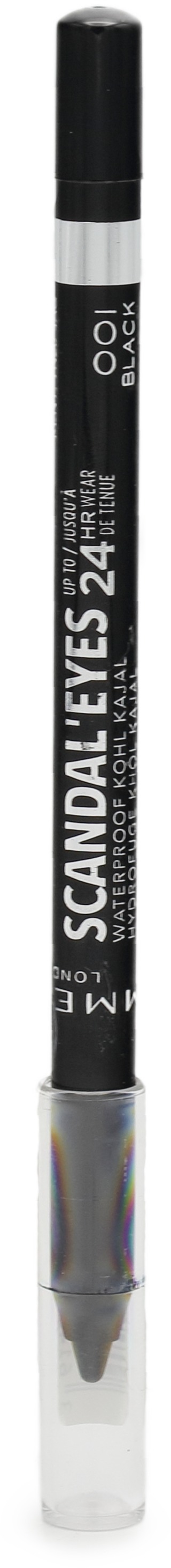 RIMMEL LONDON Scandal Eyes Waterproof Kohl Kajal 24 HR 001 Black 1,3 g