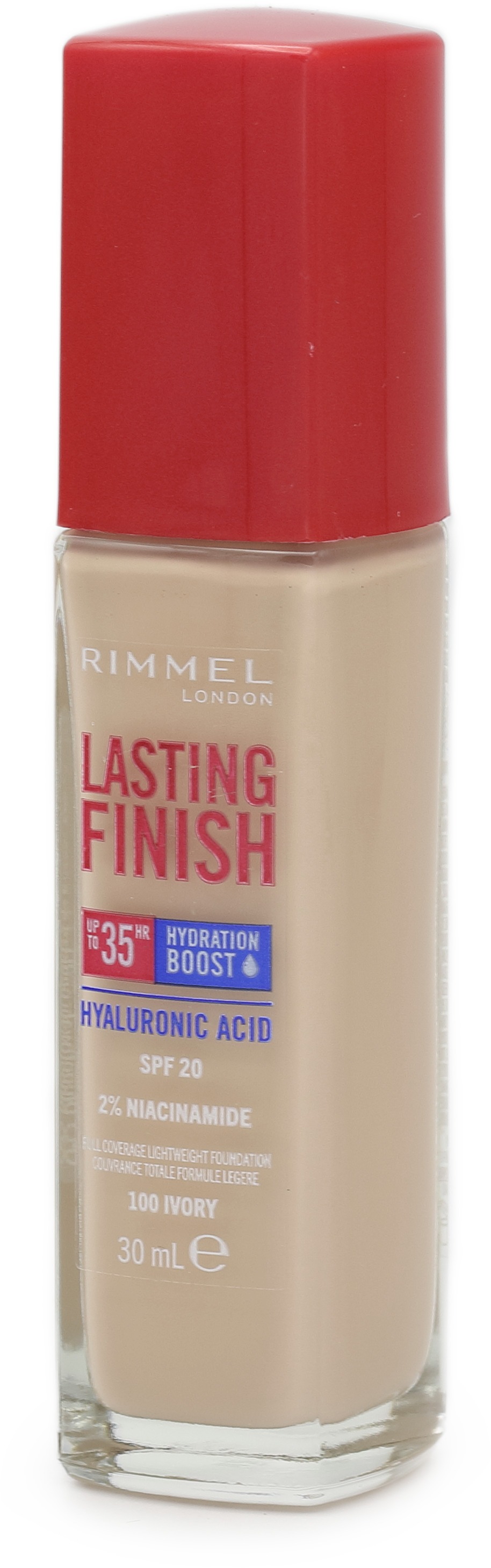 RIMMEL LONDON Lasting Finish 35H Hydration Boost SPF20 100 Ivory 30 ml