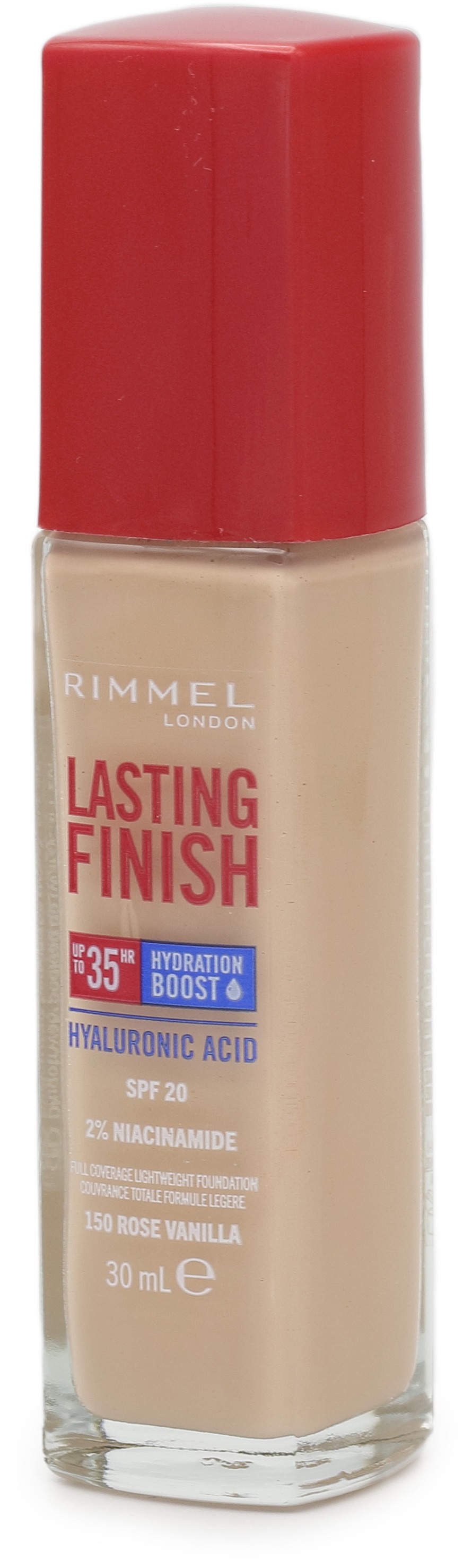RIMMEL LONDON Lasting Finish 35H Hydration Boost SPF20 150 Rose Vanilla 30 ml