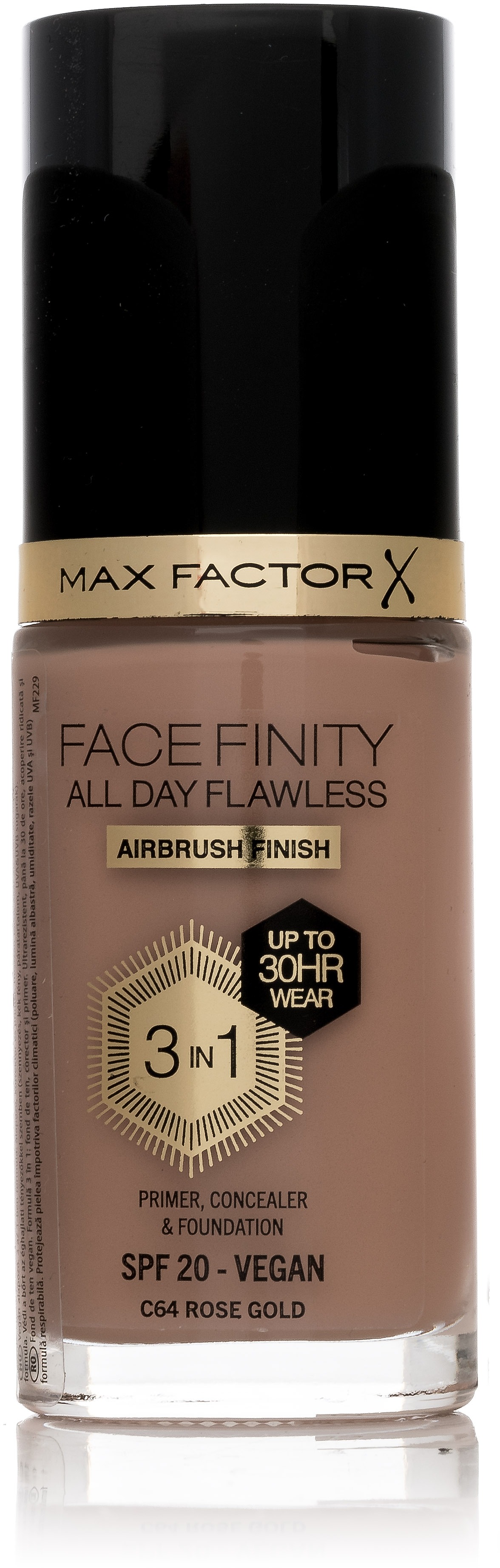 MAX FACTOR Facefinity All Day Flawless 3v1 SPF20 C64 Rose Gold 30 ml