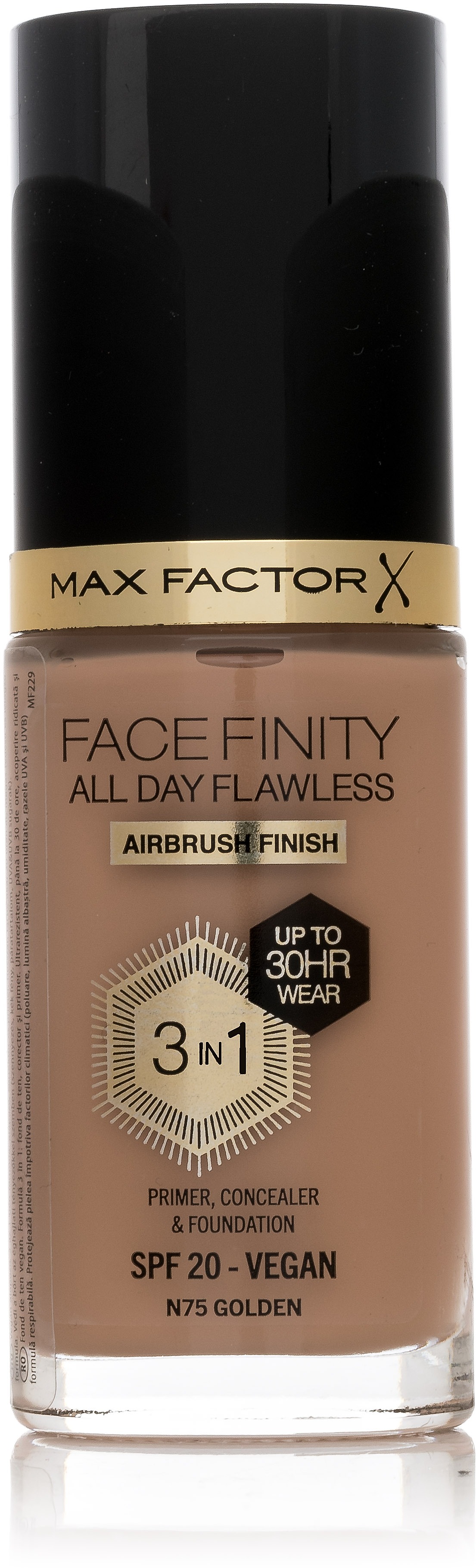 MAX FACTOR Facefinity All Day Flawless 3v1 SPF20 N75 Golden 30 ml