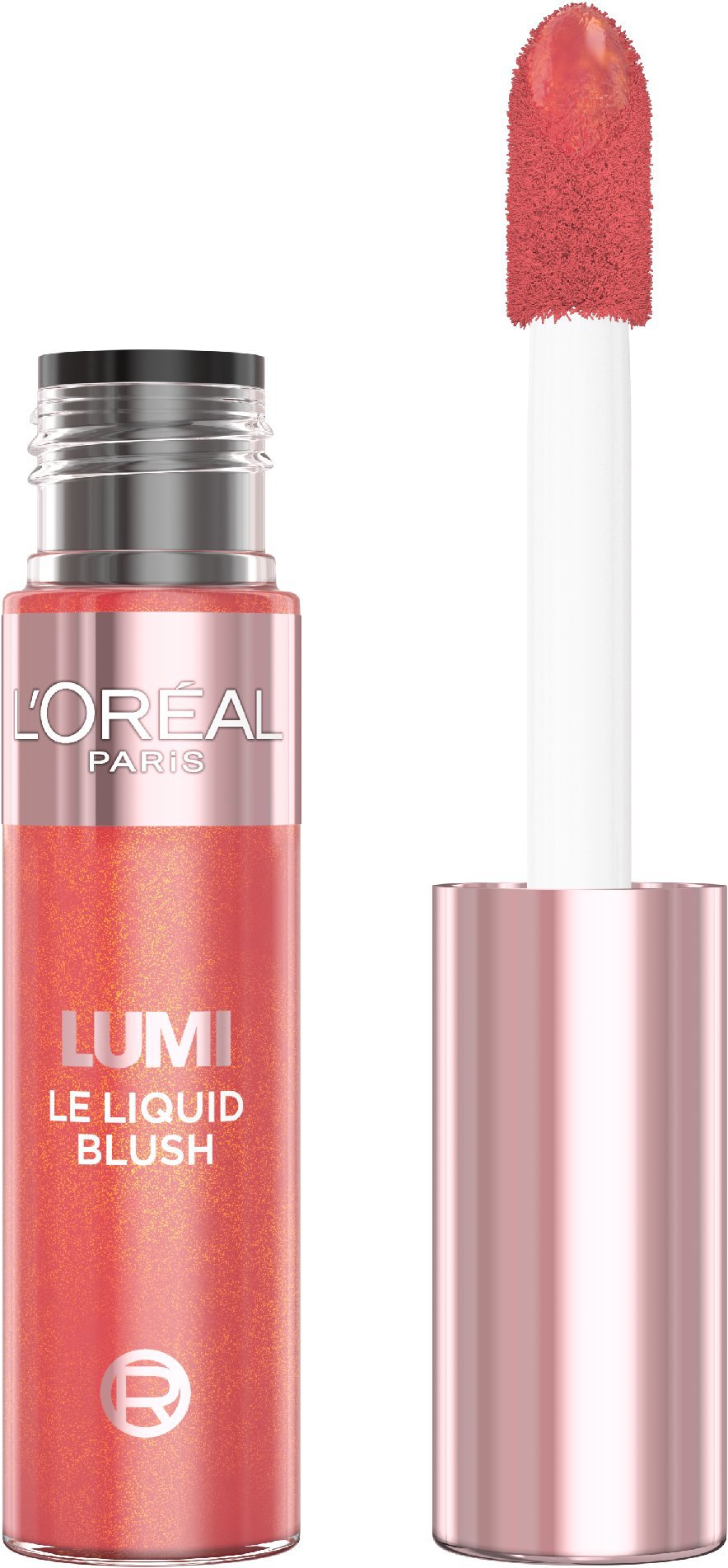 L'ORÉAL PARIS Lumi Liquid Blush Glowy 625 Gold Pink tekutá tvářenka, 10 ml