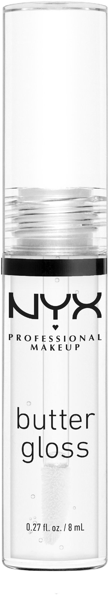 NYX PROFESSIONAL MAKEUP Butter Gloss 54 Gloss Clear lesk na rty, 8 ml
