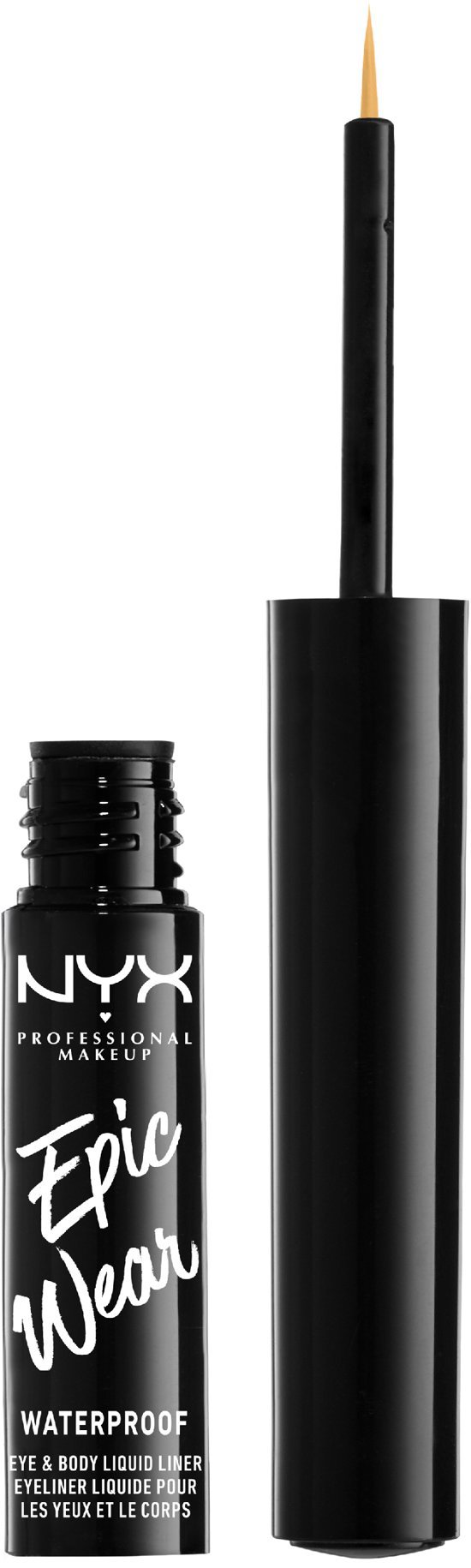 NYX PROFESSIONAL MAKEUP Epic Wear Semi-Permanent Liquid Liner 08 Yellow tekuté oční linky, 3,5 ml