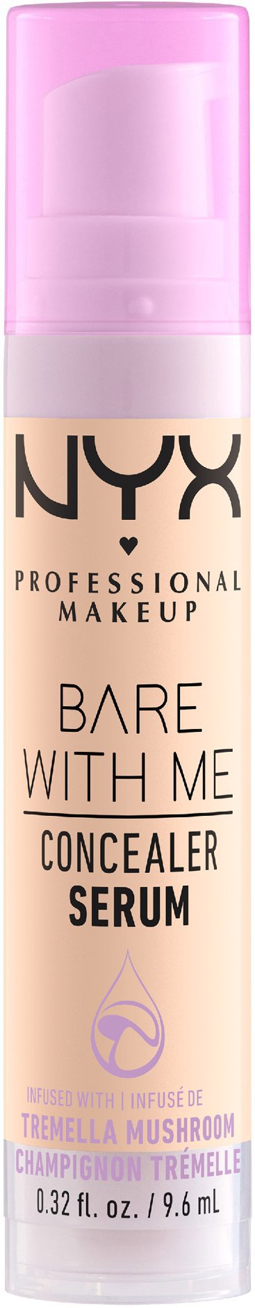 NYX PROFESSIONAL MAKEUP Bare With Me Serum & Calm Concealer 01 Fair korektor, 9,6 ml