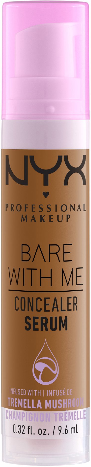NYX PROFESSIONAL MAKEUP Bare With Me Serum & Calm Concealer 10 Camel korektor, 9,6 ml